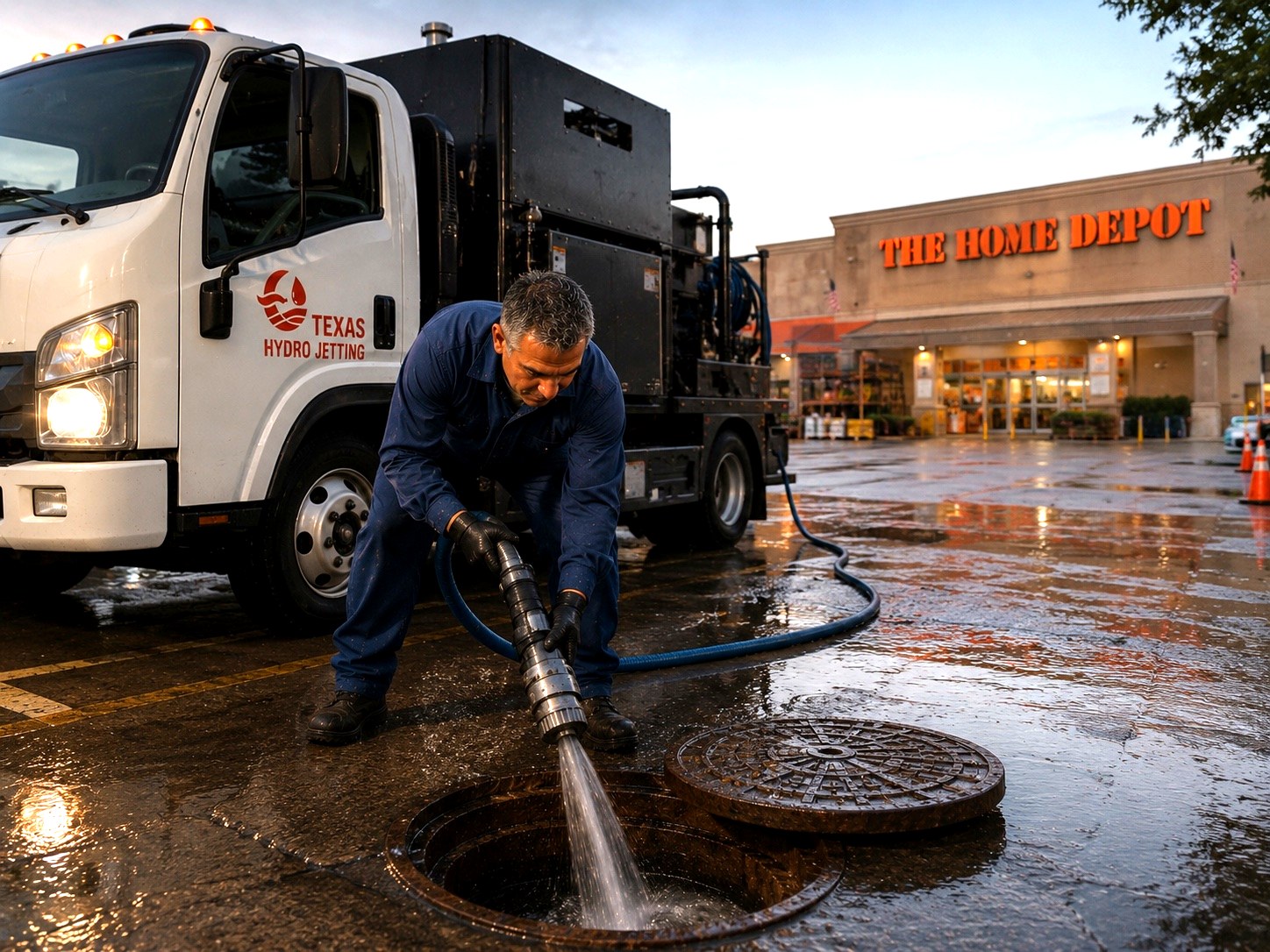 Texas Hydro Jetting Dallas truck